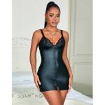 SUBBLIME - 957568 ABITO IN PELLE CON ZIP NERO S/M