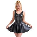 SUBBLIME - 957674 ABITO IN PELLE CON ZIP CUORE NERO L/XL