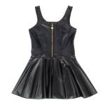 SUBBLIME - 957674 ABITO IN PELLE CON ZIP CUORE NERO L/XL