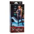 CALEXOTICS - SCANDAL BODY IN PIZZO NERO CON SPALLINE TAGLIA UNICA