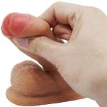 PRETTY LOVE - WARNELL DILDO ULTRA REALISTICO ED ELASTICO 9,5 CM MULATO