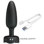 PRETTY LOVE - TARION PLUG ANALE CON LUCE LED NERO 12,5 CM