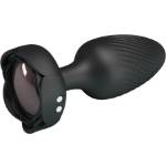 PRETTY LOVE - VARIAN PLUG ANALE CON LUCE LED NERO 10,8 CM