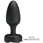 PRETTY LOVE - OSBORN PLUG ANALE CON LUCE LED NERO 9,8 CM