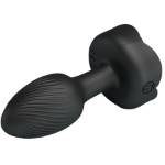PRETTY LOVE - PLUG ANALE OLMAN CON LUCE LED NERO 8,8 CM