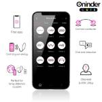 ONINDER CUTE - UOVO VIBRO-ROTANTE IN SILICONE 360Â° PER AMORE E PIACERE - APP GRATUITA IN TUTTO IL MONDO