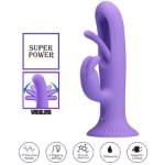 PRETTY LOVE - VIBRATORE CONIGLIO KILLMOULIS 12 MODALITÃ€ DI VIBRAZIONE VIOLA