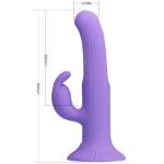 PRETTY LOVE - VIBRATORE CONIGLIO KILLMOULIS 12 MODALITÃ€ DI VIBRAZIONE VIOLA