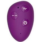 XOCOON - VIBRATORE 2 IN 1 STRAPLESS STRAP-ON CON TELECOMANDO VIOLA