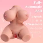 XISE - FRIEDA TORSO FEMMINILE REALISTICO CON VIBRAZIONE 36 CM
