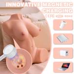 XISE - DANIA THRUSTING TORSO REALISTICO CON VIBRAZIONE FEMMINILE 52 CM