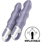 SATISFYER - VIBRATORE A POMPA D'ARIA 1 VIBRATORE GONFIABILE PUNTO G VIOLA