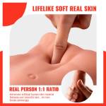 XISE - BERTLETT DILDO ASS REALISTICO DILDO E ANO MASTURBATORE POSIZIONE FRONTALE CON SPINTA 18 CM