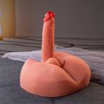 XISE - MIELE DILDO MASTURBATORE REALISTICO CON VIBRAZIONE 25 CM