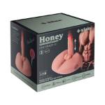XISE - MIELE DILDO MASTURBATORE REALISTICO CON VIBRAZIONE 25 CM