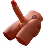 XISE - JASON DILDO MASTURBATORE REALISTICO CON SPINTA E VIBRAZIONE 17 CM