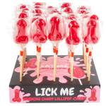 SECRETPLAY - LECCA-LECCA A FORMA DI PENE DI CARAMELLE ALLA CILIEGIA CON EFFETTO CALORE PICCANTE (40 UNITÃ€)