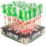 SECRETPLAY - ESPOSITORE DI LECCA-LECCA A FORMA DI PENE ALLA MENTA CON EFFETTO FREDDO (40 UNITÃ€)