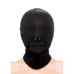 NS NOVELTIES - FETISH & FASHION CAPPUCCIO BOCCA CHIUSA CON CERNIERA NYLON NERO