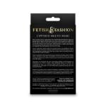 NS NOVELTIES - FETISH & FASHION CAPPUCCIO BOCCA CHIUSA CON CERNIERA NYLON NERO