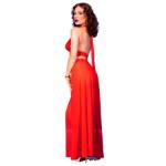 CHILIROSE - CR 4857 SET TOP E PANTALONI ROSSI TAGLIA M