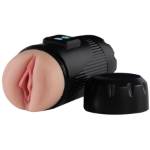 SHEQU - KAY DOPPIO MASTURBATORE CON DOPPIA BOCCA E VIBRAZIONE DELLA VAGINA