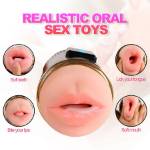 SHEQU - KAY DOPPIO MASTURBATORE CON DOPPIA BOCCA E VIBRAZIONE DELLA VAGINA