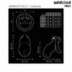 ADDICTED TOYS LOCKED- MINDNIGHT CELL GABBIA PER PENE TAGLIA S 4.8 CM