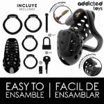ADDICTED TOYS LOCKED - GABBIA PER PENE CAVA CON CATENA 10,5 CM