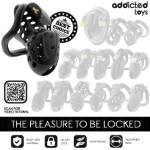 ADDICTED TOYS LOCKED - GABBIA PER PENE CAVA CON CATENA 10,5 CM