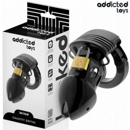 ADDICTED TOYS BLOCCATO - GABBIA PER PENE PROFONDA DI CASTITÃ 7,5 CM