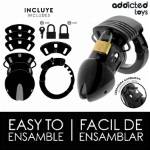 ADDICTED TOYS BLOCCATO - GABBIA PER PENE PROFONDA DI CASTITÃ€ 7,5 CM