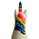 CONDOMERIE - PRESERVATIVI NOVITÃ€ DIPINTI A MANO UNICORNO ARCOBALENO