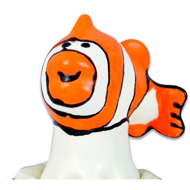 CONDOMERIE - PRESERVATIVI NOVITÃ€ DIPINTI A MANO PESCE ARANCIONE