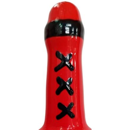 CONDOMERIE - PRESERVATIVI NOVITÃ DIPINTI A MANO AMSTERDAM ROSSO