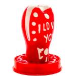CONDOMERIE - PRESERVATIVI NOVITÃ€ DIPINTI A MANO CUORE - MODELLO I LOVE YOU 1