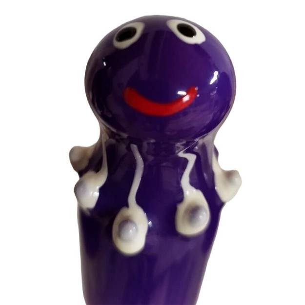 CONDOMERIE - PRESERVATIVI NOVITÃ€ DIPINTI A MANO POLPO VIOLA