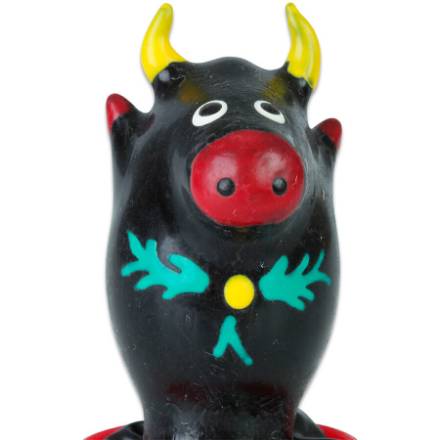CONDOMERIE - PRESERVATIVI NOVITÃ DIPINTI A MANO BULL BLACK MODELLO 1