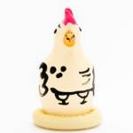CONDOMERIE - PRESERVATIVI NOVITÃ€ DIPINTI A MANO COCKY ROOSTER