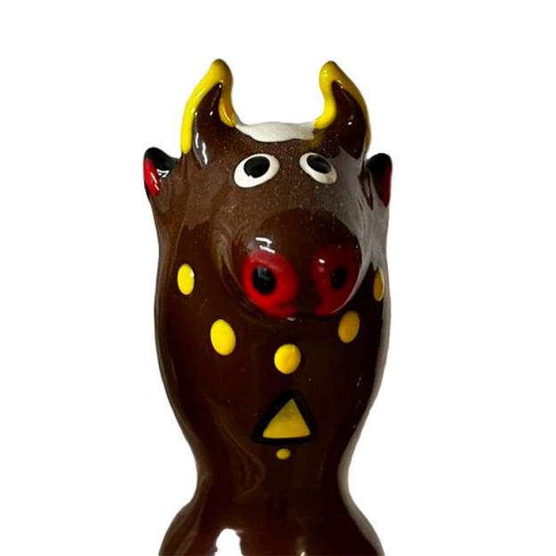CONDOMERIE - PRESERVATIVI NOVITÃ€ DIPINTI A MANO BULL BLACK MODELLO 2