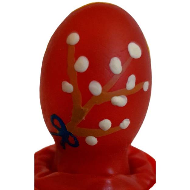 CONDOMERIE - PRESERVATIVI NOVITÃ€ DIPINTI A MANO ROSSO UOVO DI PASQUA