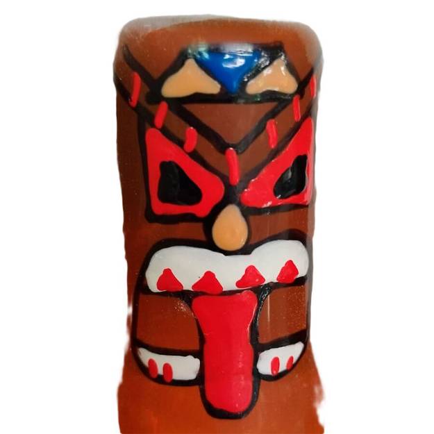 CONDOMERIE - PRESERVATIVI NOVITÃ€ DIPINTI A MANO TIKI TOTEM-01