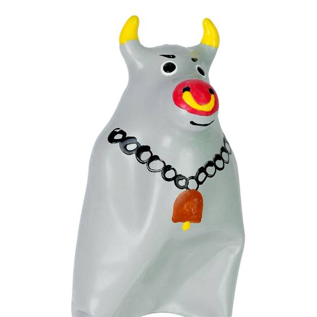 CONDOMERIE - PRESERVATIVI NOVITÃ€ DIPINTI A MANO MODELLO TORO GRIGIO XL