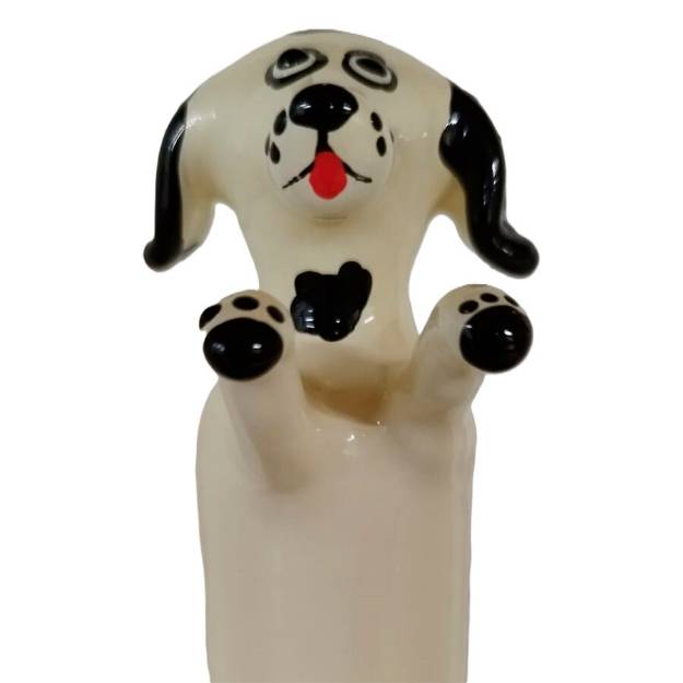 CONDOMERIE - PRESERVATIVI NOVITÃ€ DIPINTI A MANO HAPPY WHITE DOG XL