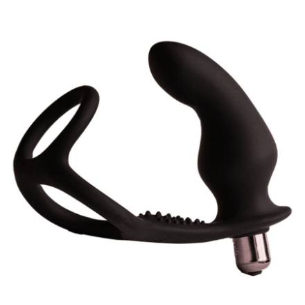 ROCKS-OFF - RO-ZEN RRO PLUG ANALE CON ANELLO VIBRANTE PER IL PENE NERO