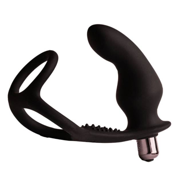 ROCKS-OFF - RO-ZEN RRO PLUG ANALE CON ANELLO VIBRANTE PER IL PENE NERO