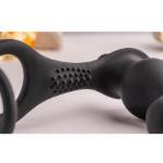 ROCKS-OFF - RO-ZEN RRO PLUG ANALE CON ANELLO VIBRANTE PER IL PENE NERO