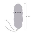 TOYJOY - VIBRATORE FUCSIA HAPPINESS SUNN SIDE UP AND DOWN CON TELECOMANDO