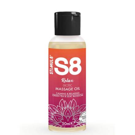 STIMUL8 - S8 RELAX OLIO PER MASSAGGIO EROTICO TÃ VERDE 50 ML
