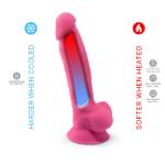 SILEXD â€“ MODELLO DI PENE REALISTICO 7 ROSA BRILLANTE AL BUIO